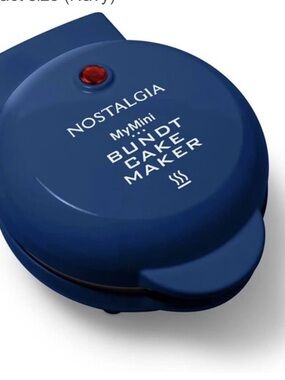 Nostalgia MyMini Bundt Cake Maker in Navy Blue